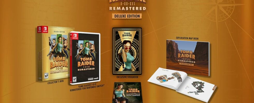 La version physique de Tomb Raider I-III Remastered Switch révélée