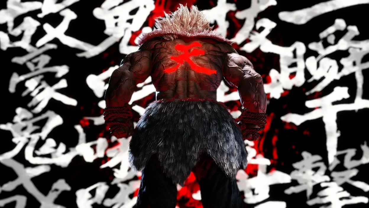 Street Fighter 6 - Akuma keyart