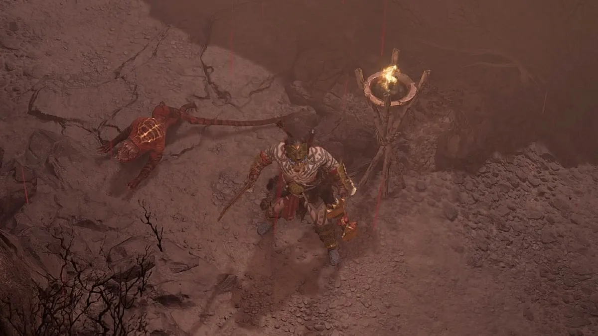 Helltide fight in Diablo 4.