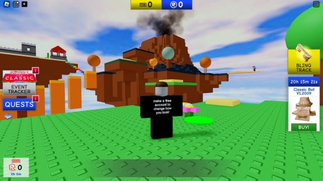 Point de contrôle du volcan dans Roblox The Classic