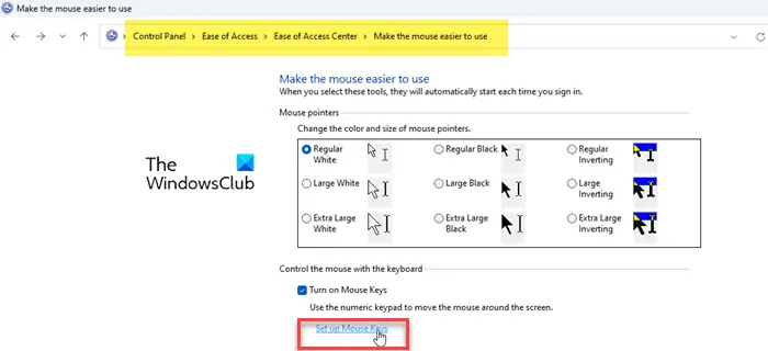 Configurer les touches de la souris dans le Panneau de configuration