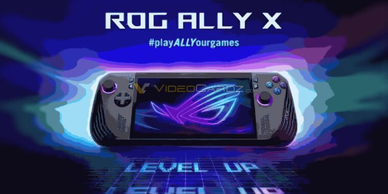 Le ROG Ally X fuit, avec deux fois la batterie de l’original et bien plus de RAM