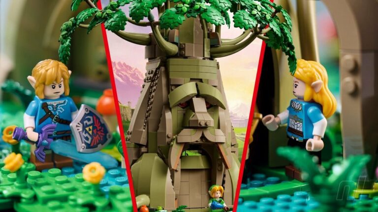 13 détails impressionnants que nous avons repérés dans l'ensemble LEGO du grand arbre Deku de The Legend Of Zelda
