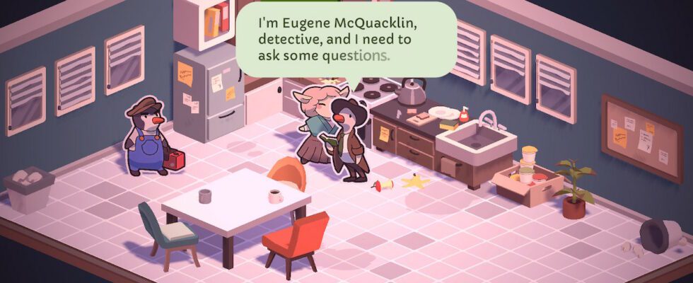 Critique : Duck Detective : The Secret Salami est un bon moment pour esquiver