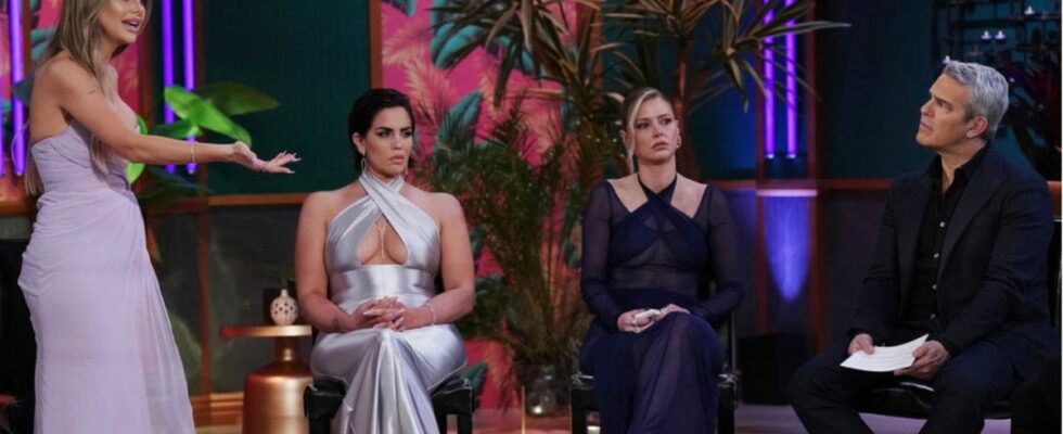 Lala Kent, Katie Maloney, Ariana Madix, Andy Cohen at the Season 11 reunion