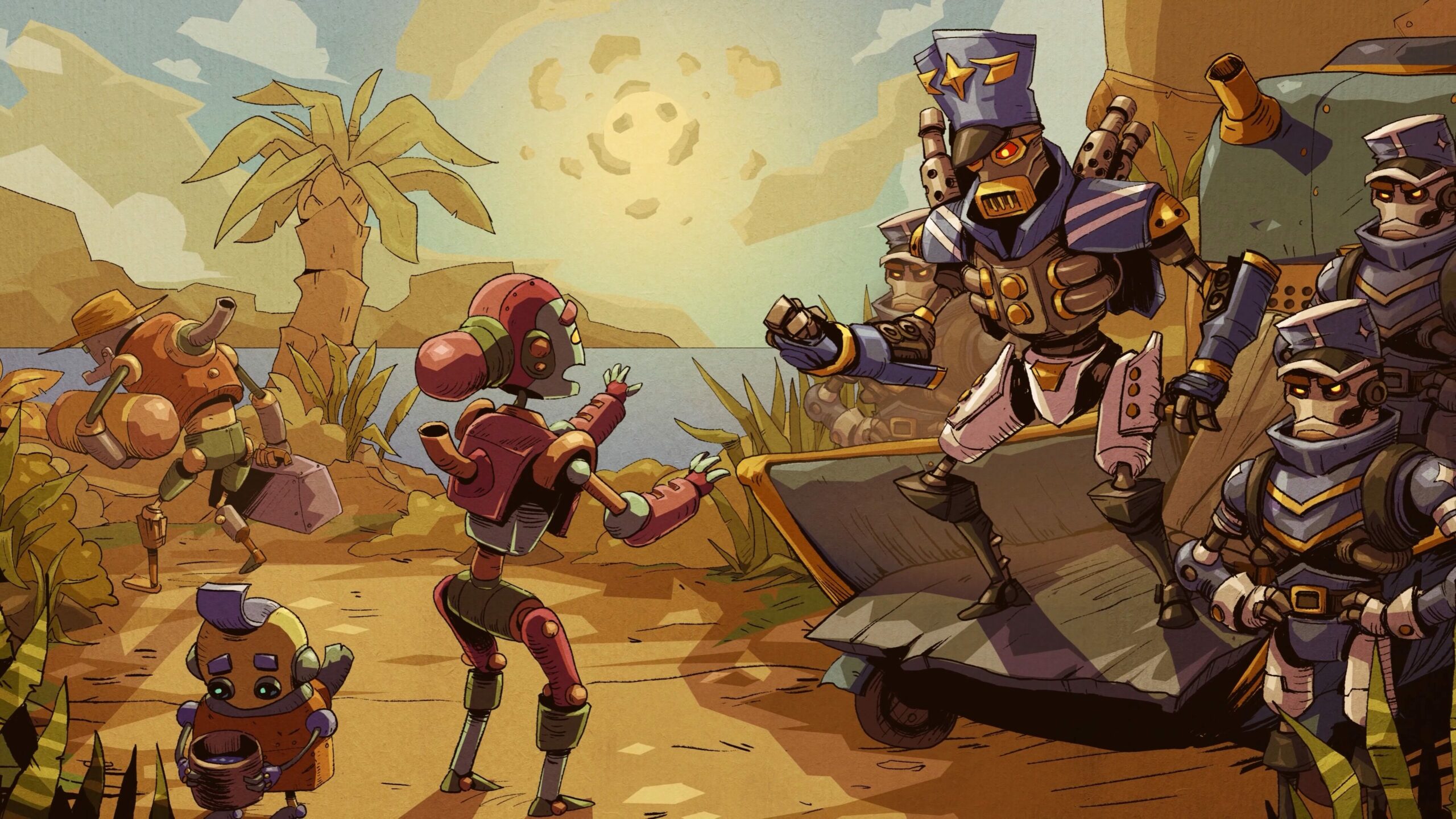 Bande-annonce « Story Deep Dive » de SteamWorld Heist II, captures d'écran    
