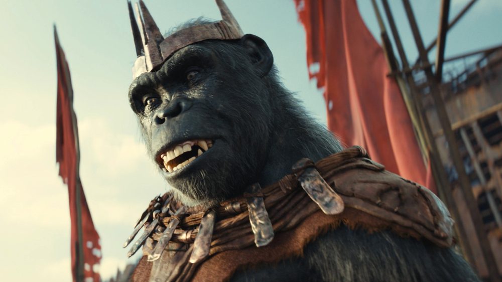 KINGDOM OF THE PLANET OF THE APES, Proximus Caesar (voice: Kevin Durand), 2024.  TM and copyright © Twentieth Century Fox. Film corp. All rights. Reserved. / Courtesy Everett Collection