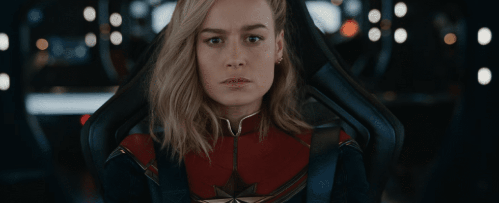 Brie Larson as Captain Marvel in The Marvels