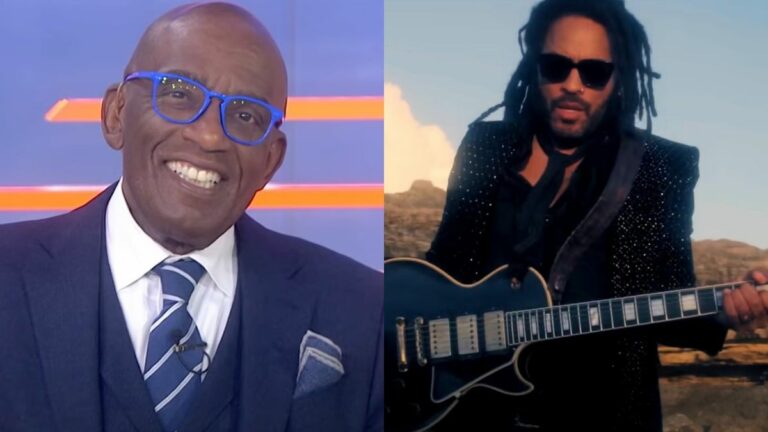 Al Roker and Lenny Kravitz