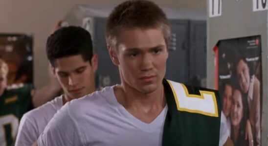 A screenshot of Chad Michael Murray as Austin in A Cinderella Story.