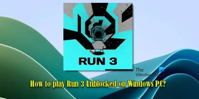 Comment jouer à Run 3 Unblocked sur PC Windows ?