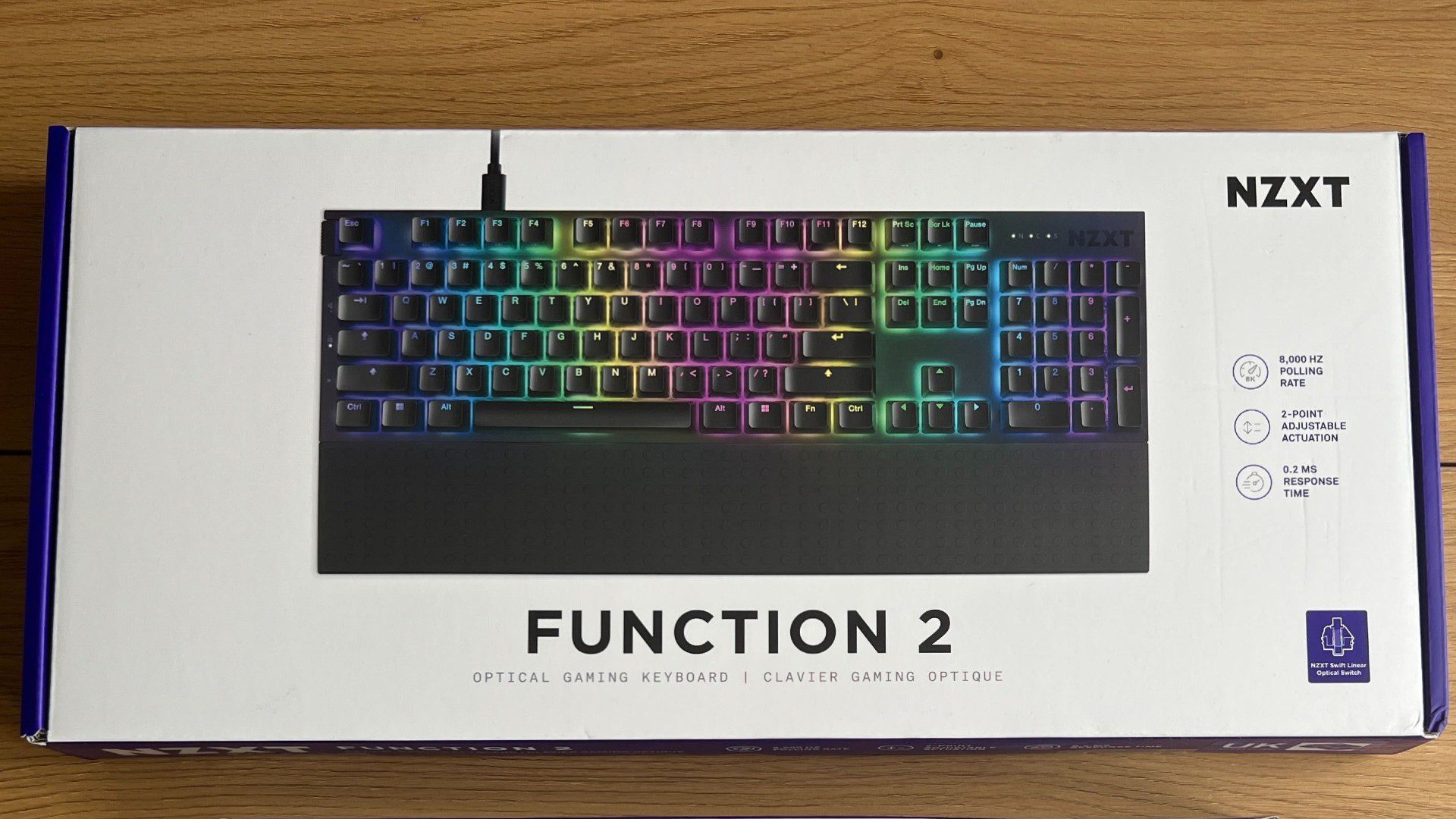 Économisez 40 $ sur ce brillant clavier de jeu optique de NZXT
