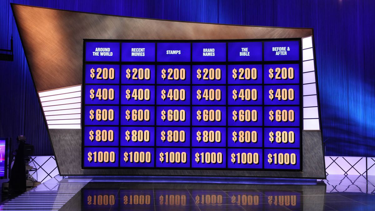 plateau de jeu Jeopardy