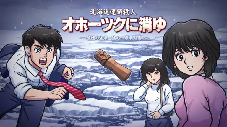 Hokkaido Rensa Satsujin : Ohotsuku ni Kiyu – Tsuioku no Ryuuhyou / Namida no Nipopo Ningyou lance le 12 septembre au Japon    
