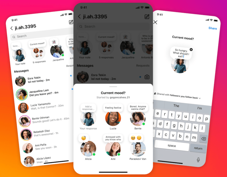 Instagram rend sa fonctionnalité de mise à jour de statut plus interactive