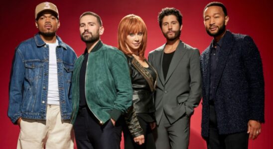 Reba McEntire, John Legend, Chance the Rapper and Dan + Shay on The Voice.