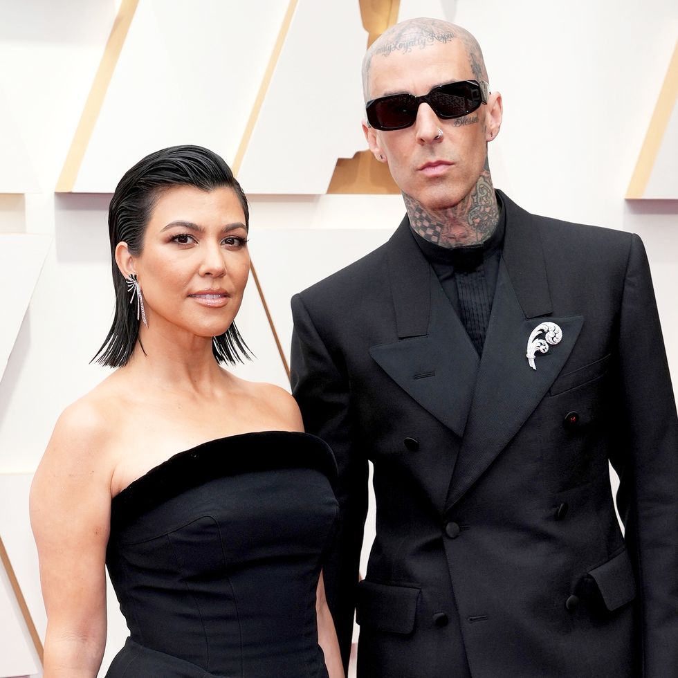 Kourtney Kardashian, Travis Barker, tapis rouge des Oscars 2022