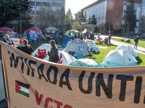 L’Université de l’Alberta et l’EPS démantelent un campement pro-palestinien