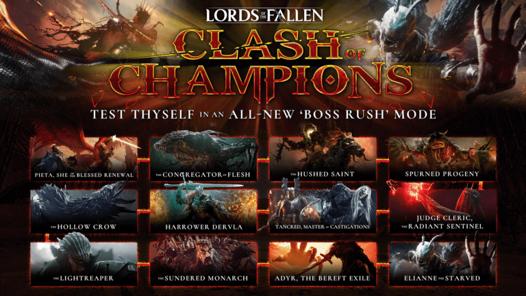 La mise à jour 1.048 de Lords of the Fallen est disponible pour « Clash of Champions » le 30 mai