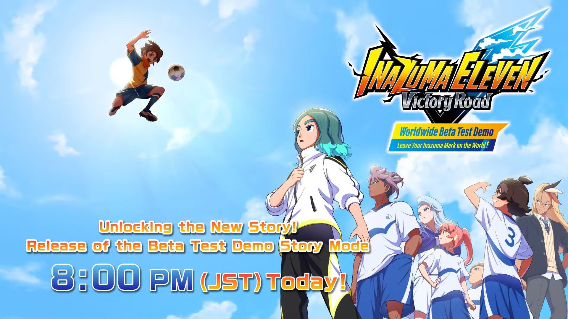 La mise à jour de la démo du test bêta mondial d'Inazuma Eleven : Victory Road Worldwide 