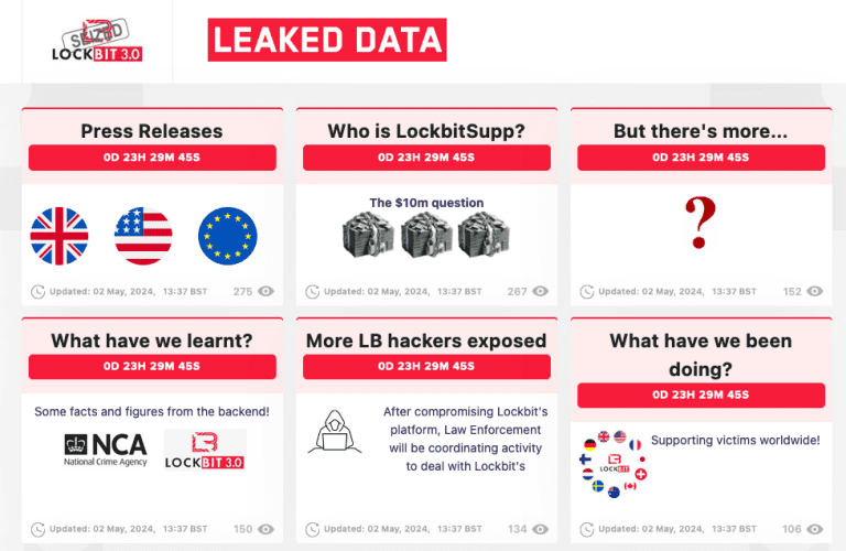 La police ressuscite le site de Lockbit et traque le gang des ransomwares