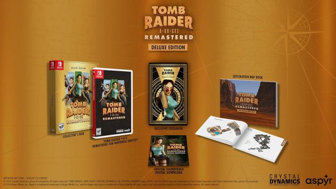 Tomb Raider I-III Remasterisé physique