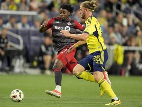 L'attaquant du Toronto FC Deandre Kerr