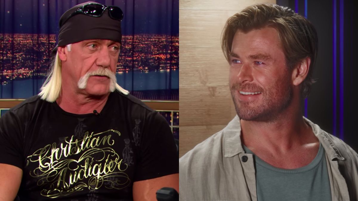 Hulk Hogan and Chris Hemsworth