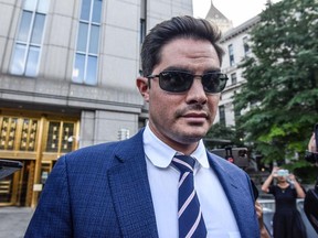 Ryan Salame quitte le tribunal fédéral de New York le 7 septembre.