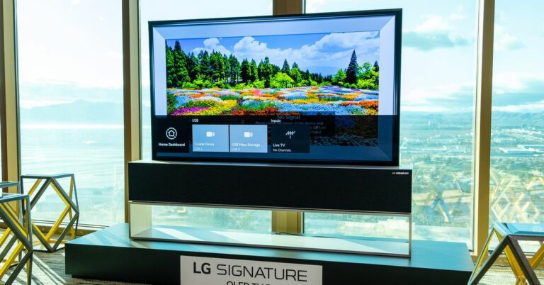 Le téléviseur OLED enroulable de 100 000 $ de LG est annulé