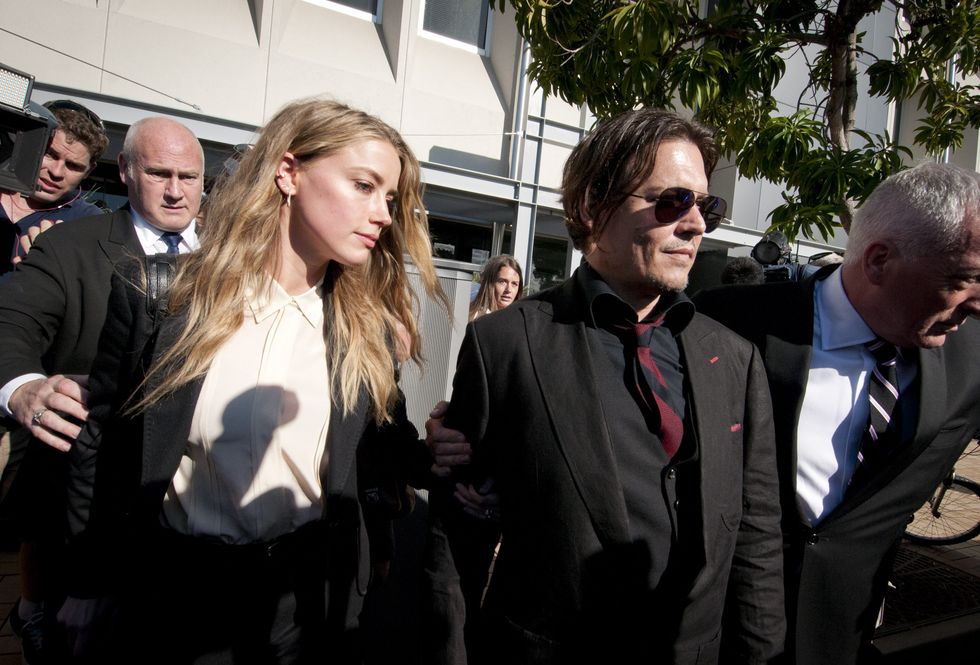 Johnny Depp, Amber entendu