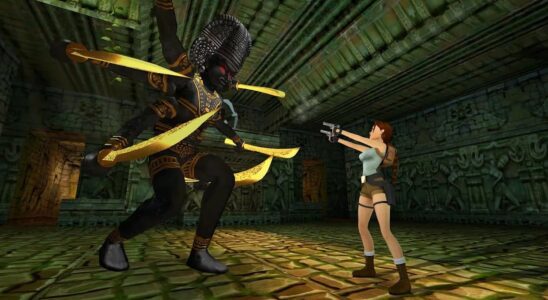 L'édition collector physique remasterisée de Tomb Raider I-III est livrée avec des répliques de pistolets