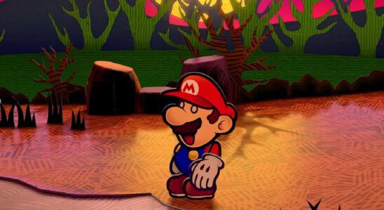 Paper Mario The Thousand Year Door remake Mario looking surprised