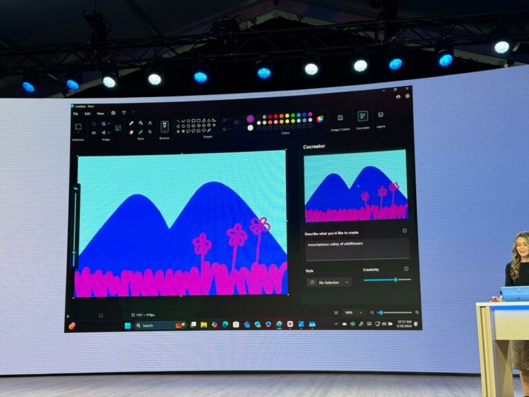 Microsoft Paint obtient un générateur d’images alimenté par l’IA qui répond à vos invites textuelles et à vos gribouillages