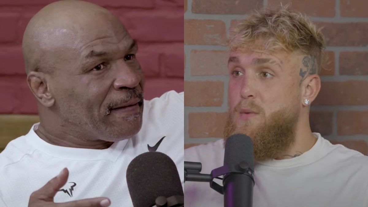 Mike Tyson and Jake Paul