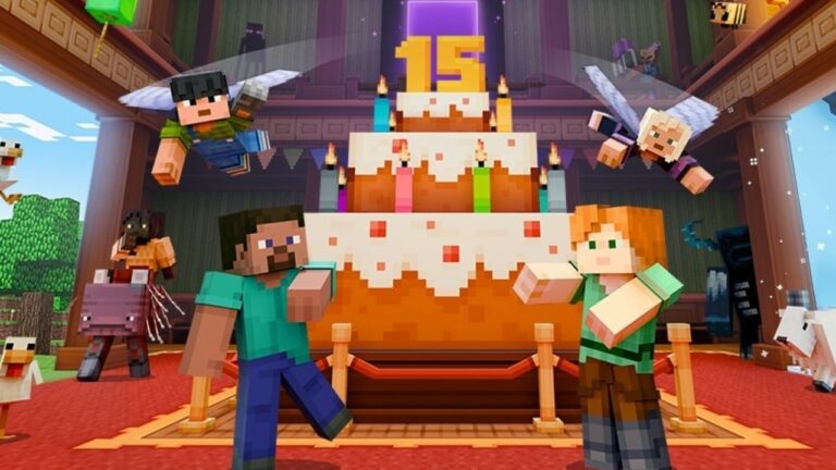 Minecraft fête ses 15 ans avec une carte d'anniversaire gratuite
