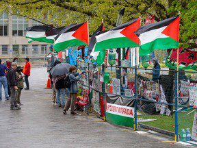 Moins d’un cinquième des Canadiens soutiennent les campements de protestation anti-israéliens dans les universités