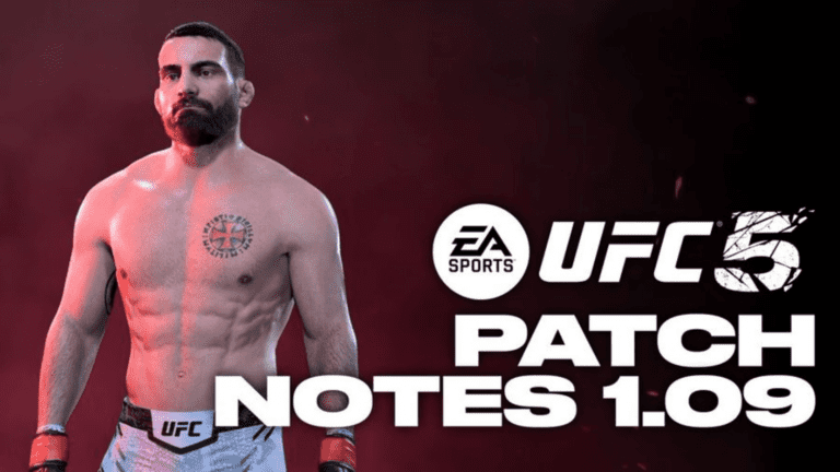 Notes de mise à jour EA UFC 5 Update 1.09 révélées avant le téléchargement du 28 mai