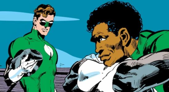 Hal Jordan and John Stewart from DC Comics