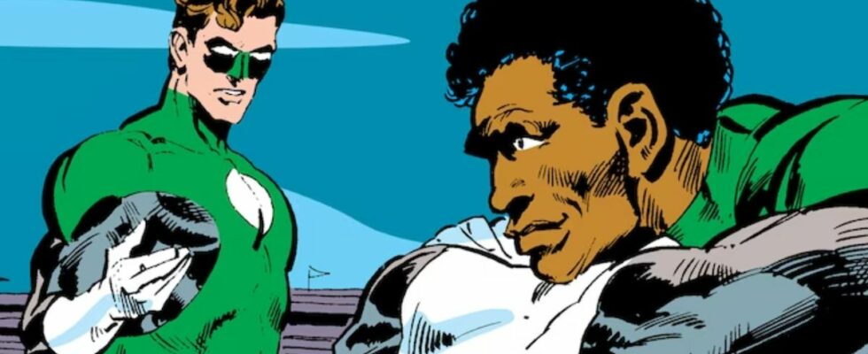 Hal Jordan and John Stewart from DC Comics