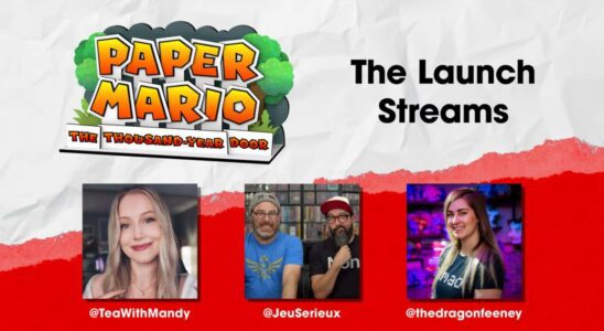 Paper Mario : La porte millénaire célèbre son lancement avec des flux Twitch