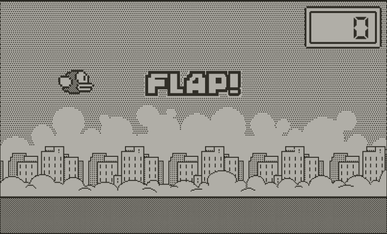 Quelqu’un a rendu un hommage à Flappy Bird pour la Playdate qui vous permet d’utiliser la manivelle pour voler