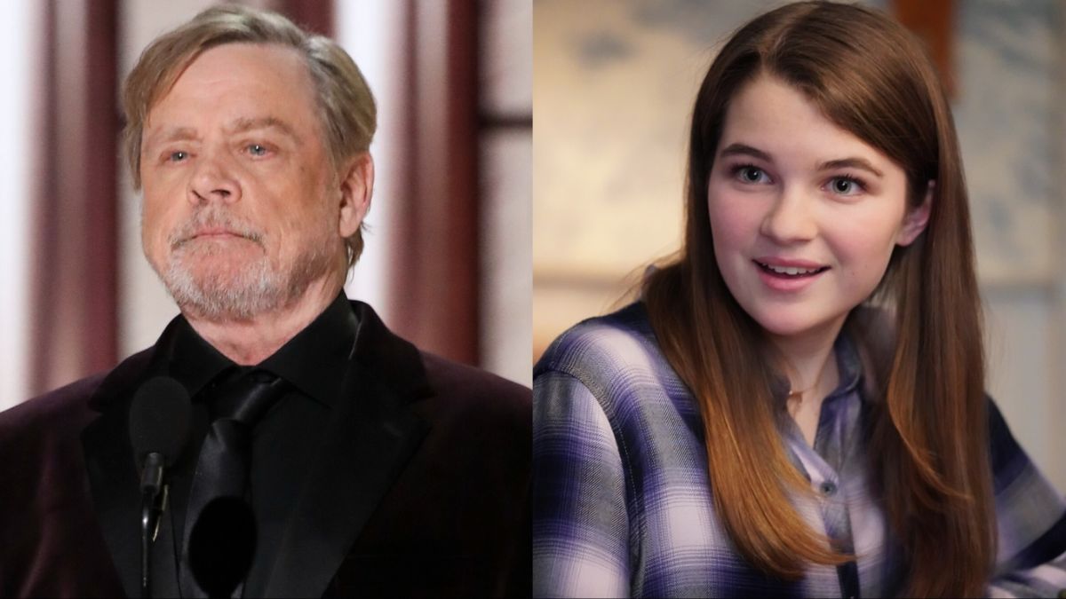 Mark Hamill and Raegan Revord