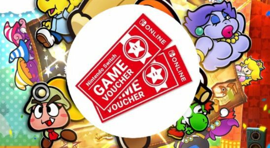 Rappel : Paper Mario TTYD peut être échangé avec un bon de jeu Switch