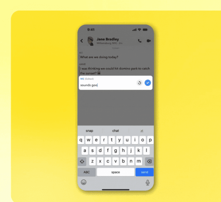 Snapchat va enfin vous permettre de modifier vos discussions