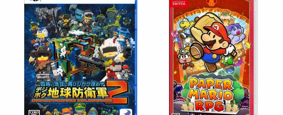 Sorties de jeux japonais de cette semaine : Earth Defense Force : World Brothers 2, Paper Mario : The Thousand-Year Door, plus