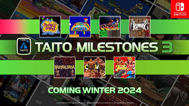 TAITO Milestones 3 sera lancé sur Switch en novembre au Japon, cet hiver dans le monde entier    
