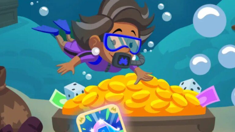 Monopoly Sunken Treasures rewards