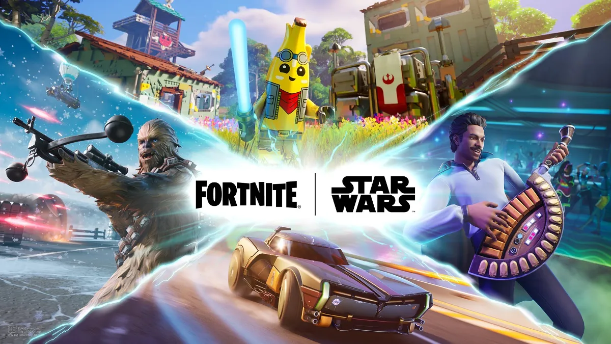 Fortnite Star Wars crossover artwork