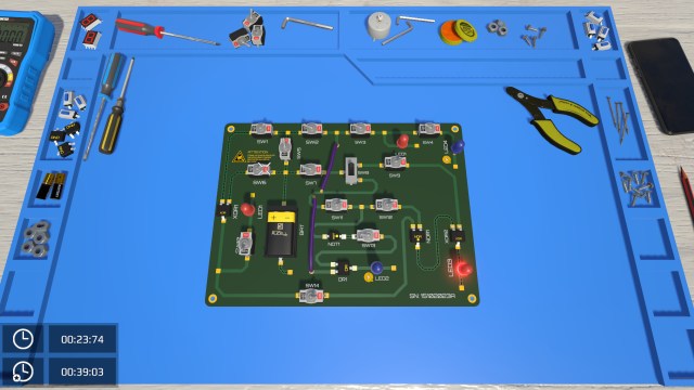 Examen du laboratoire de puzzle électronique 3